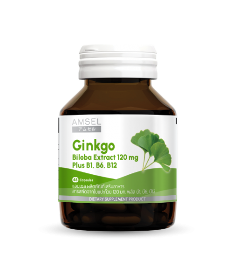 Amsel Ginkgo ฺBioba Extract 120 mg.