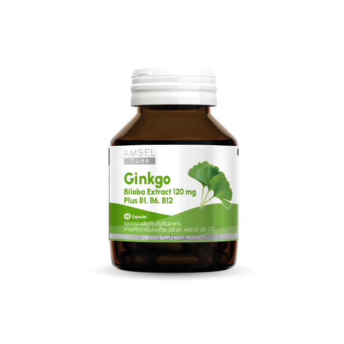 Amsel Ginkgo ฺBioba Extract 120 mg.