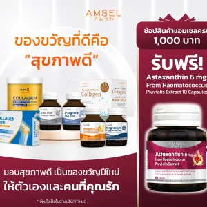 [แพ็คคู่] Zinc Plus Vitamin Premix 30's / Calcium L-Threonate+Collagen Type II 60's